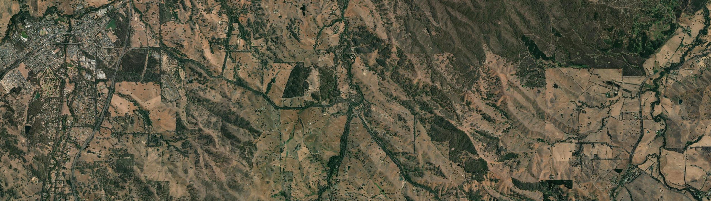 Aerial view of Tyaak, VIC