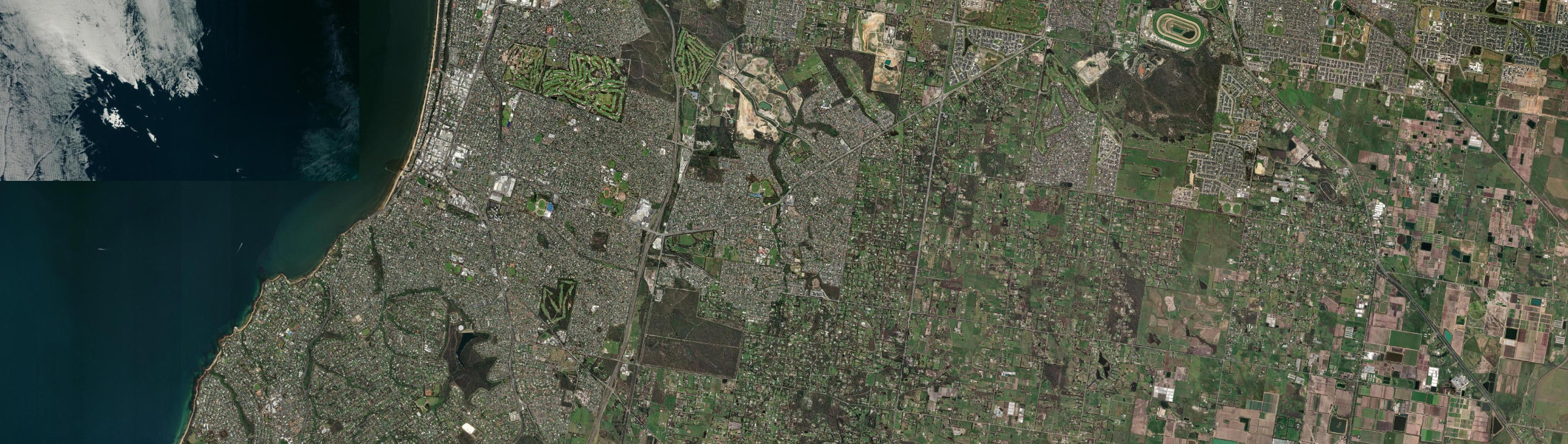Aerial view of Langwarrin, VIC