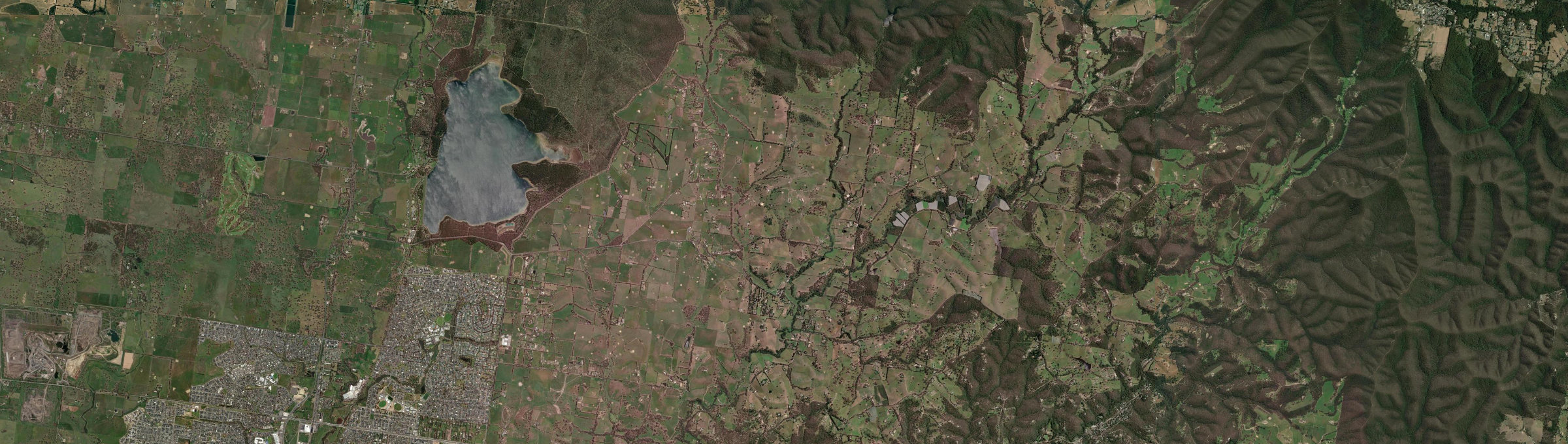 Aerial view of Arthurs Creek, VIC
