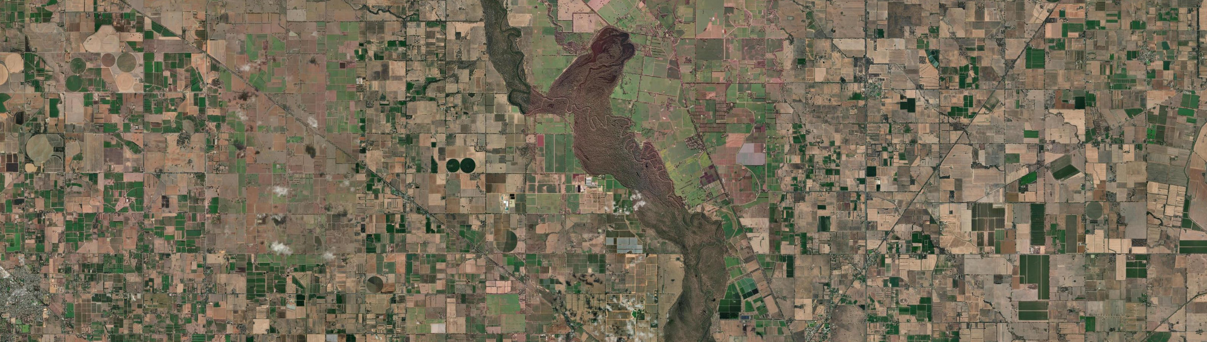 Aerial view of Coomboona, VIC