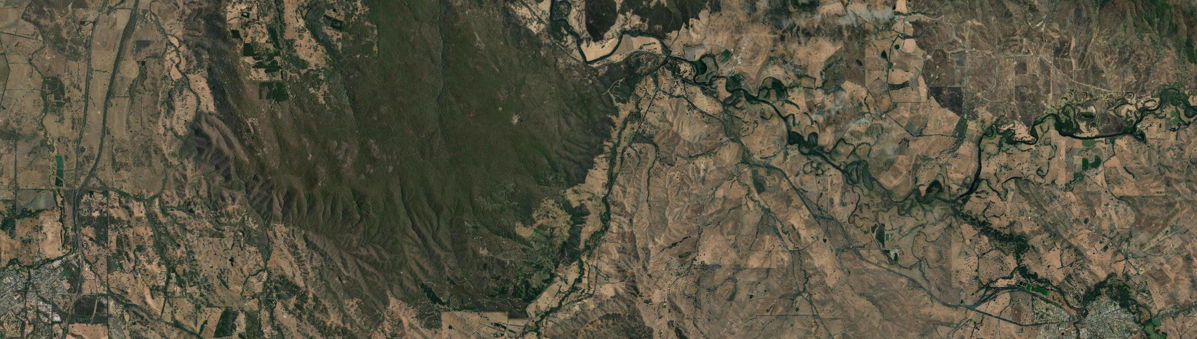 Aerial view of Kerrisdale, VIC
