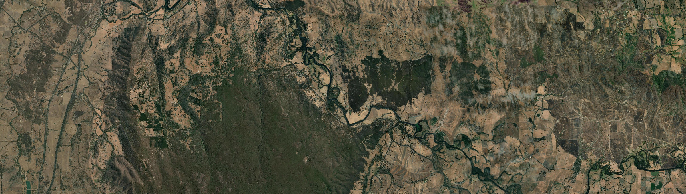 Aerial view of Trawool, VIC