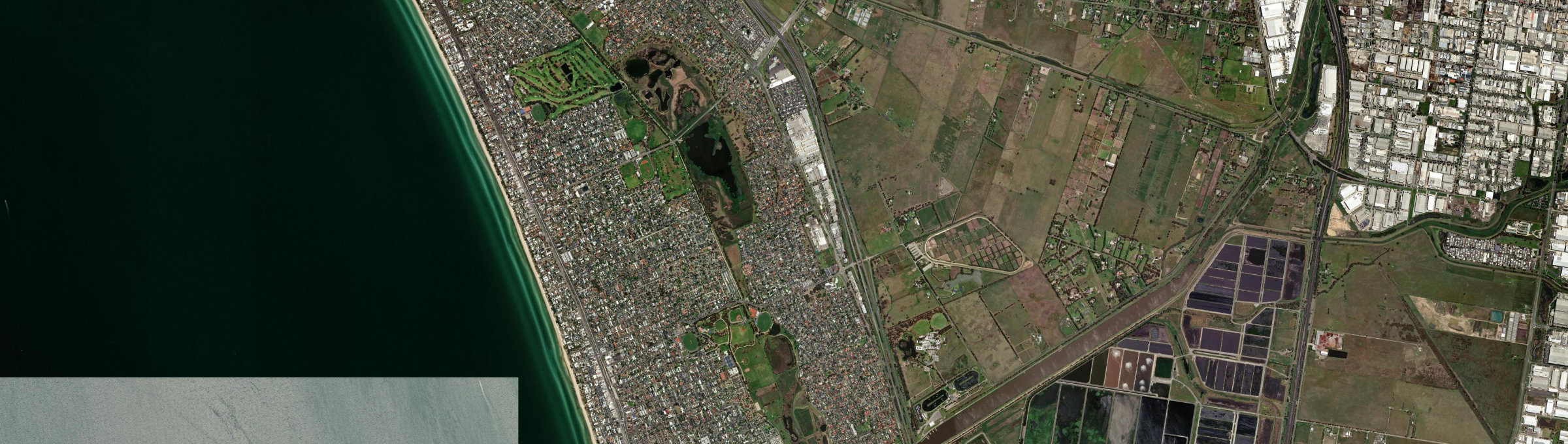 Aerial view of Chelsea Heights, VIC