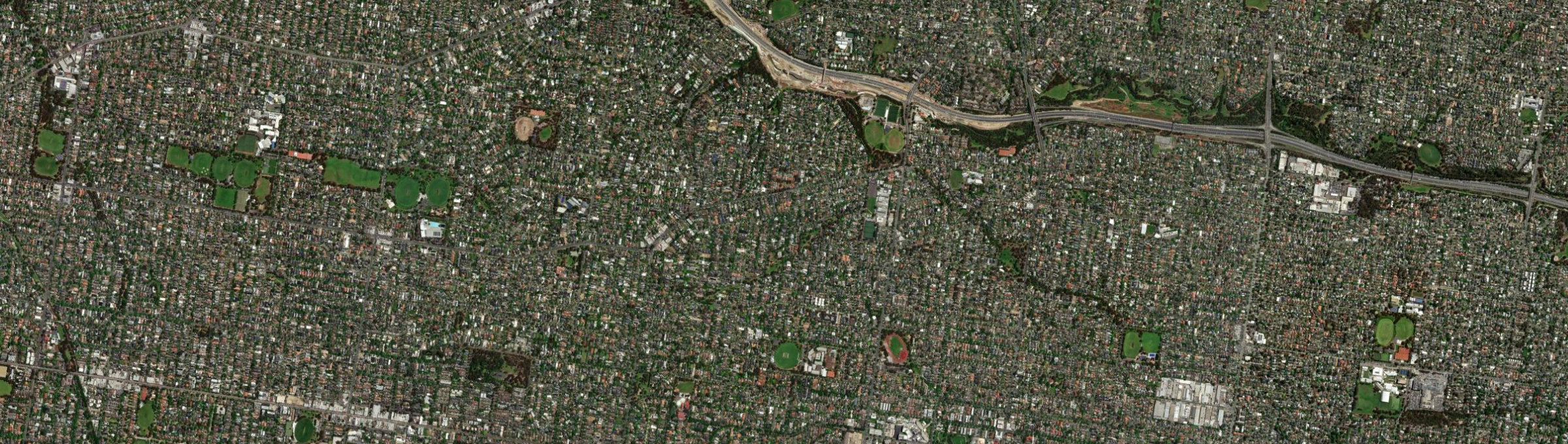 Aerial view of Mont Albert North, VIC