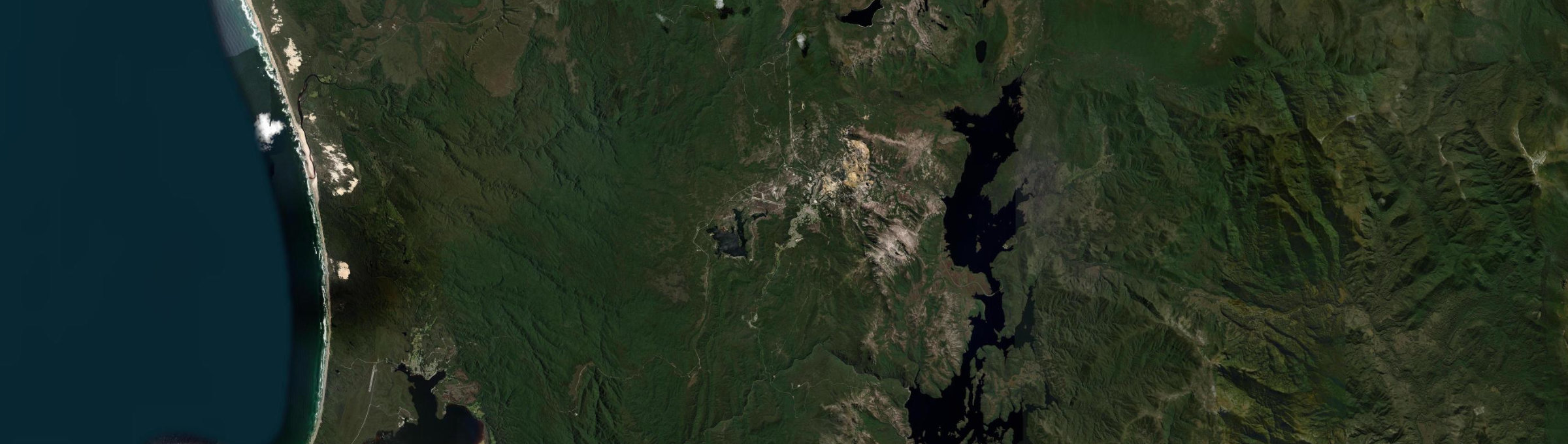 Aerial view of Queenstown (Tas.), TAS