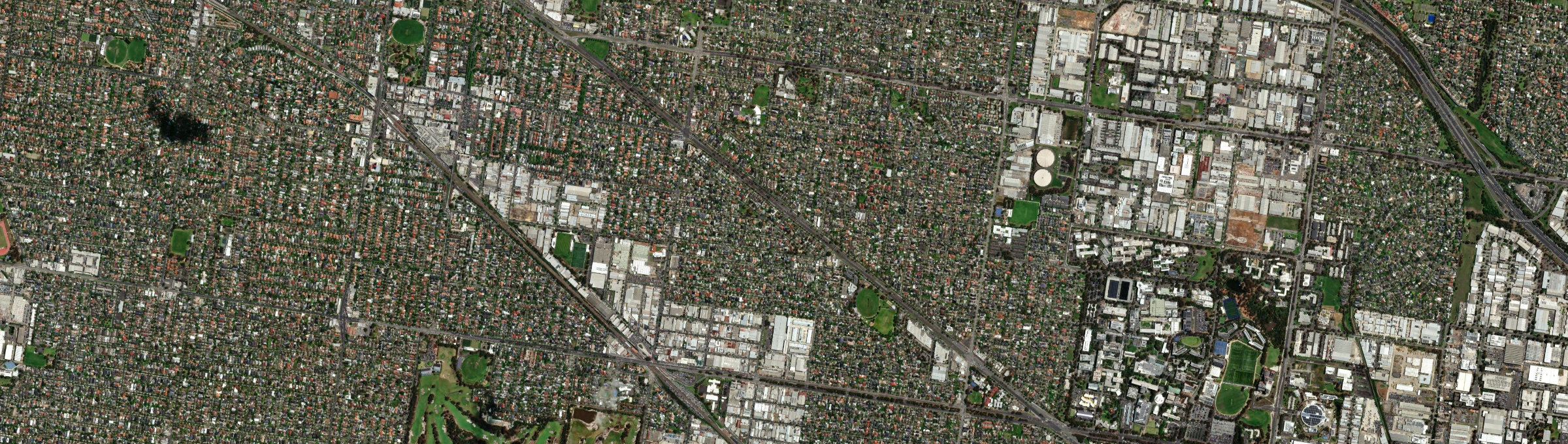 Aerial view of Oakleigh East, VIC