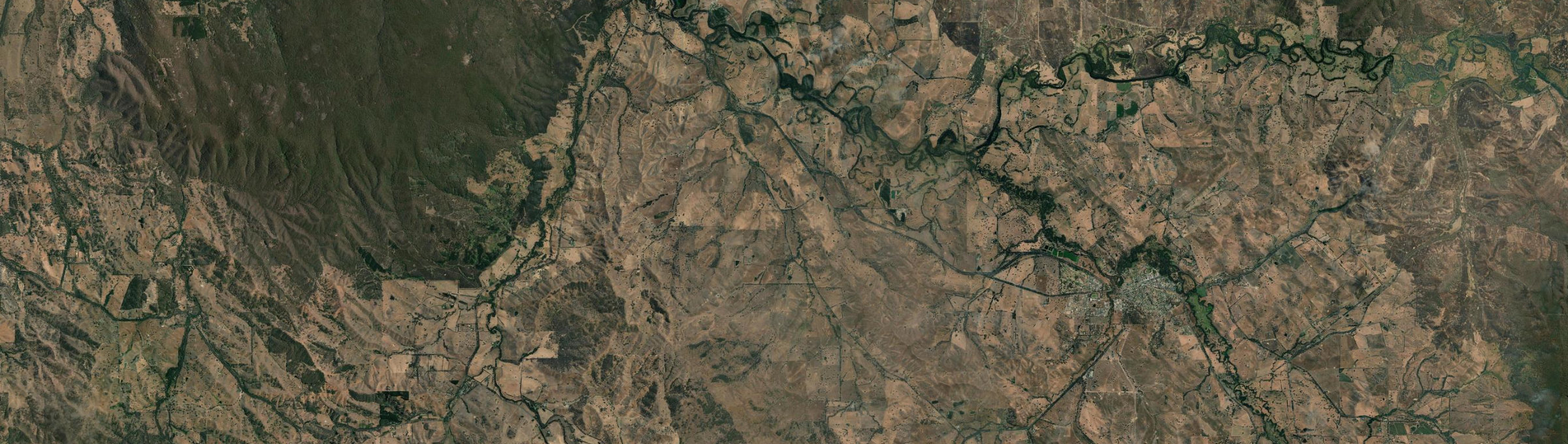 Aerial view of Homewood, VIC