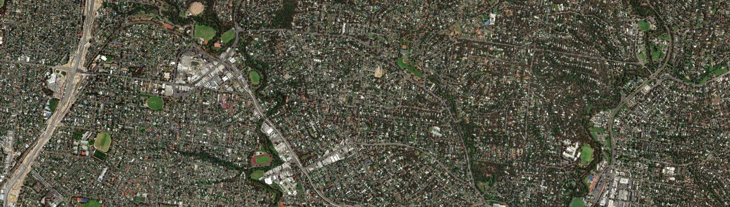 Aerial view of Briar Hill, VIC