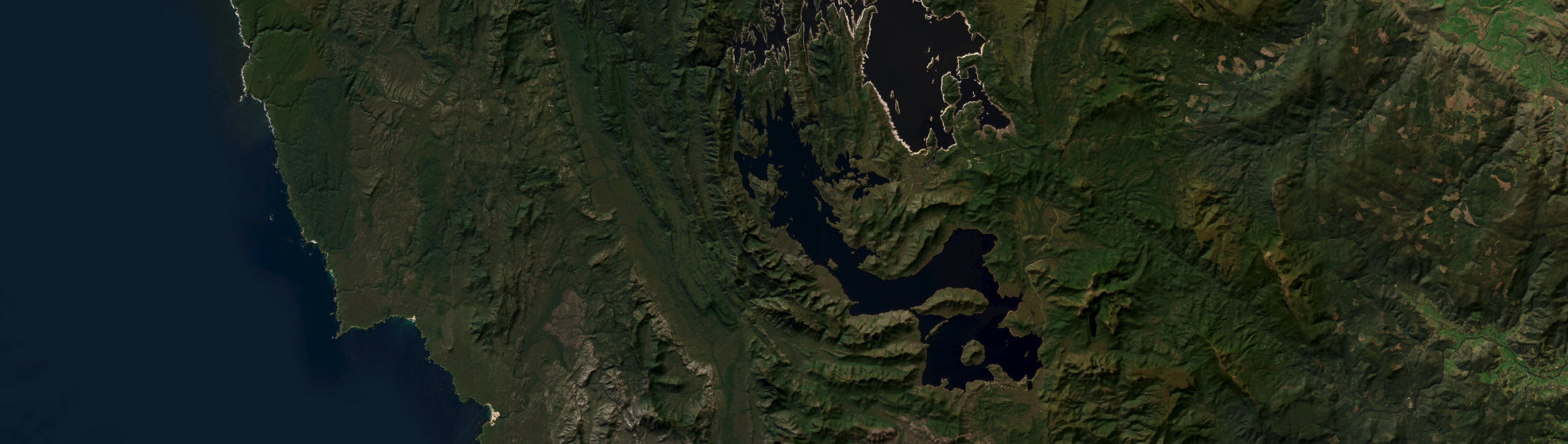 Aerial view of Southwest, TAS