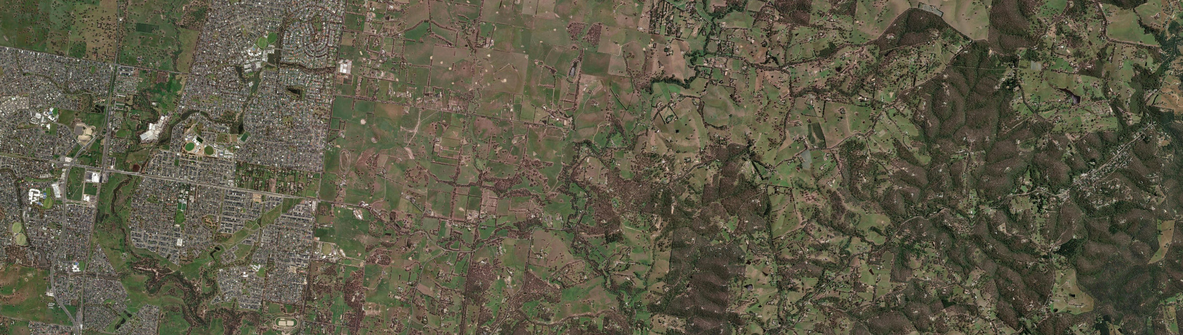 Aerial view of Nutfield, VIC
