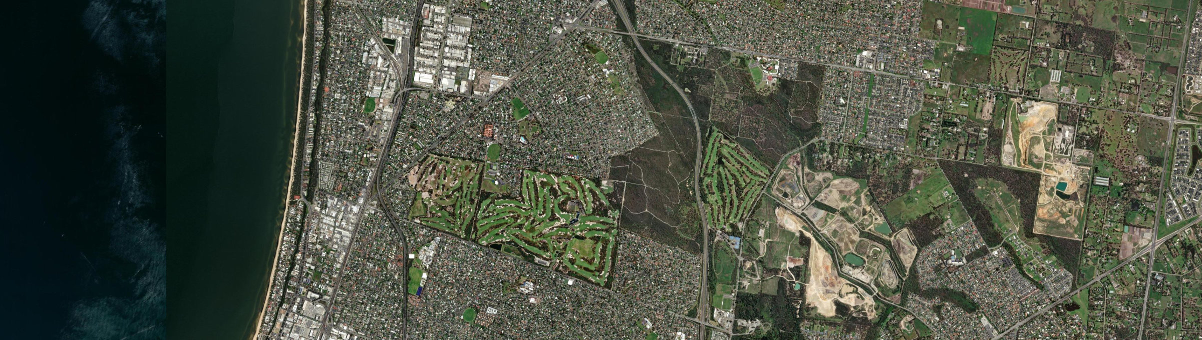 Aerial view of Frankston North, VIC