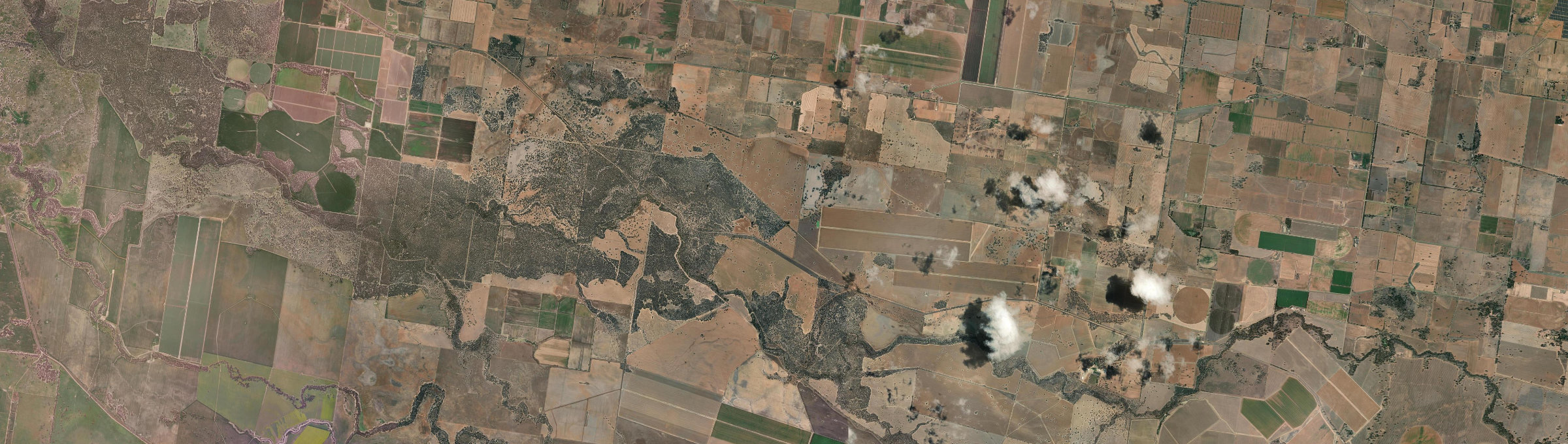Aerial view of Tuppal, NSW