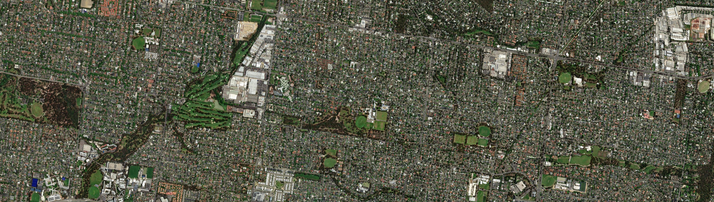 Aerial view of Blackburn South, VIC