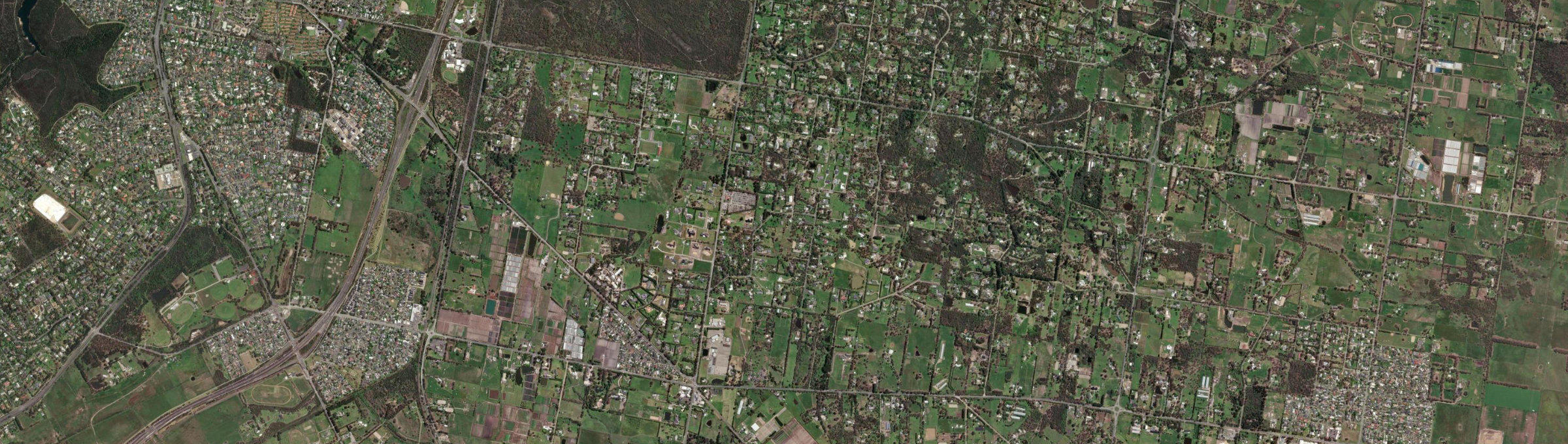 Aerial view of Langwarrin South, VIC
