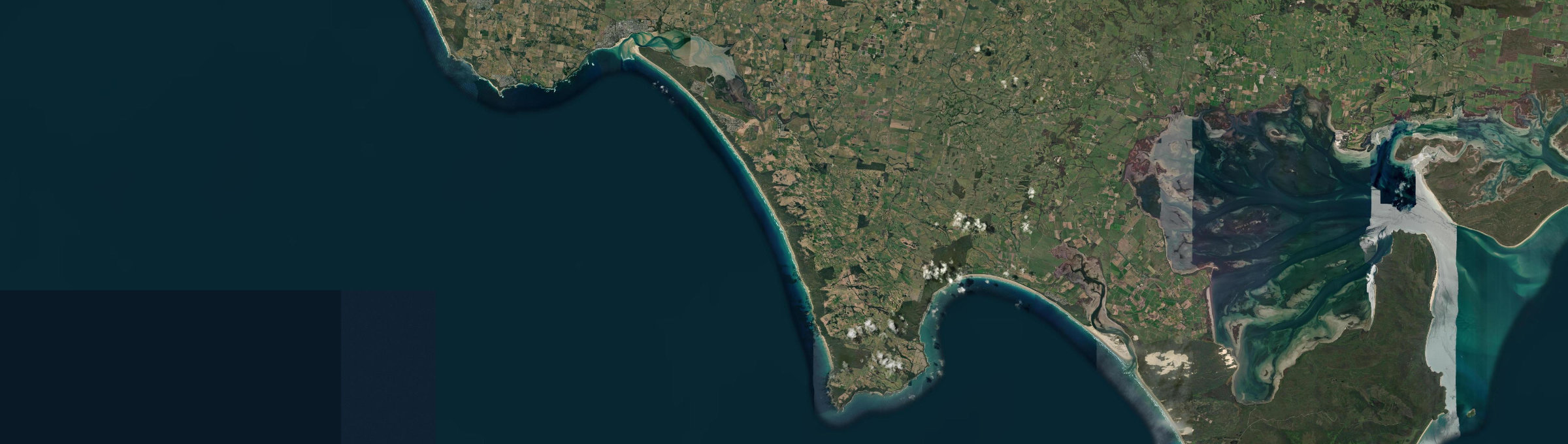 Aerial view of Tarwin Lower, VIC