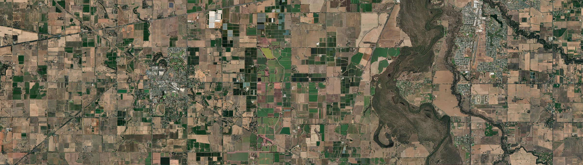 Aerial view of Tatura East, VIC