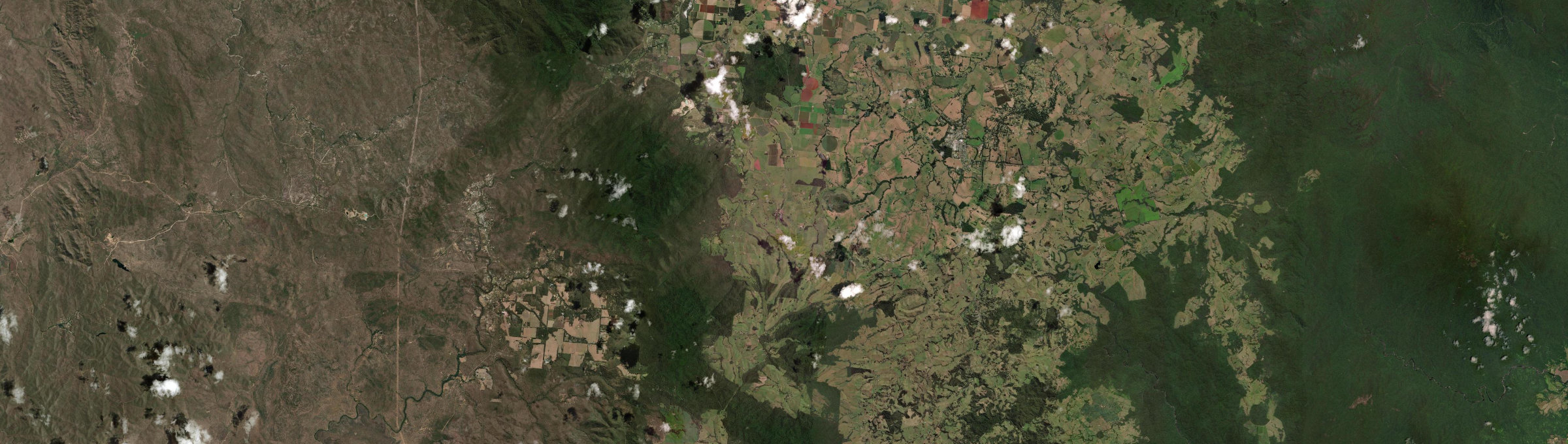 Aerial view of Upper Barron, QLD