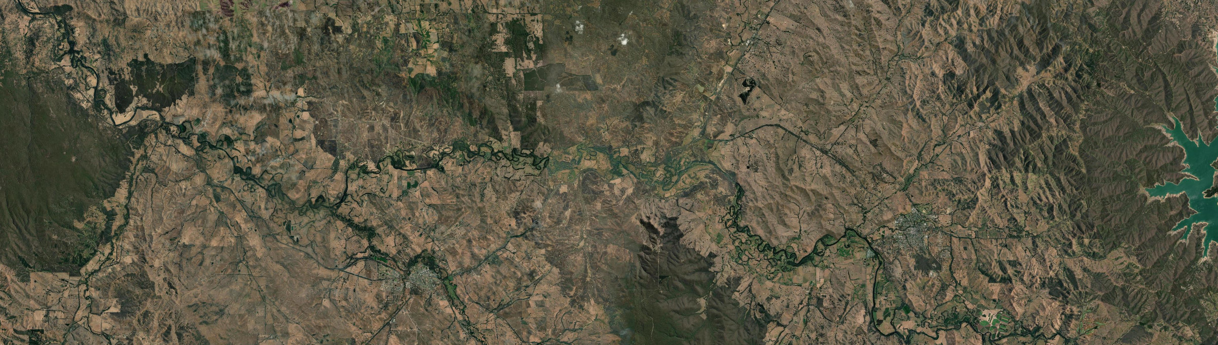Aerial view of Molesworth (Vic.), VIC