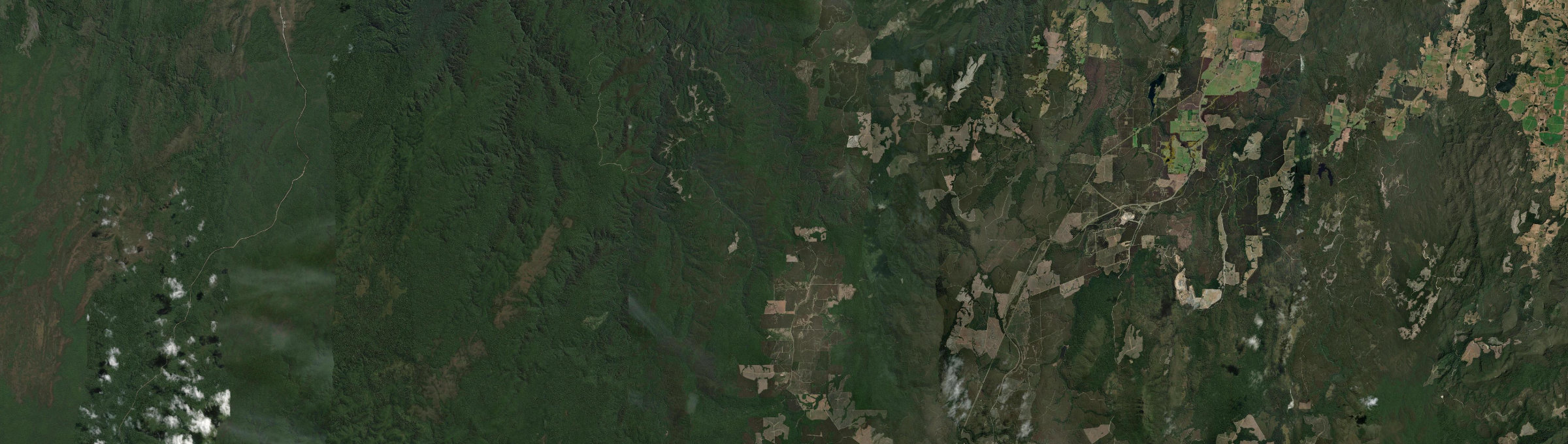 Aerial view of Parrawe, TAS