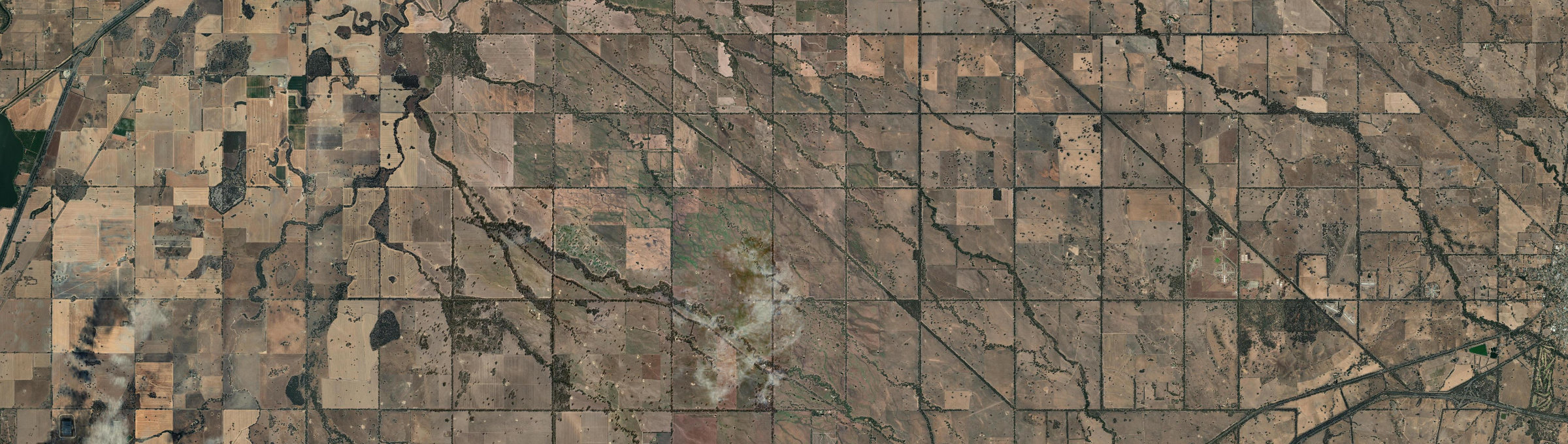 Aerial view of Pranjip, VIC