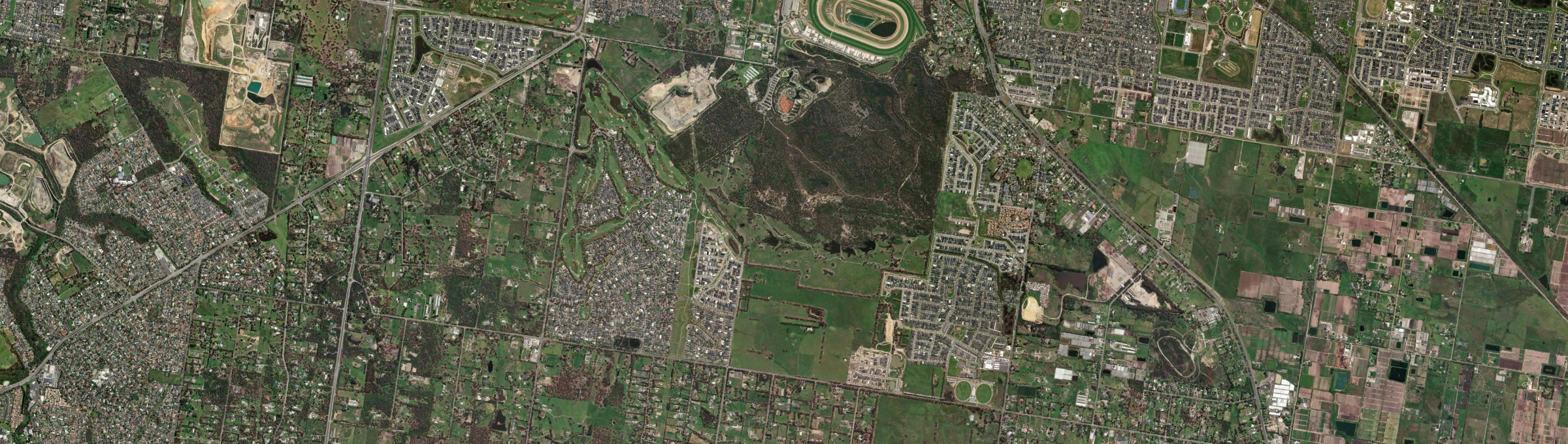 Aerial view of Botanic Ridge, VIC