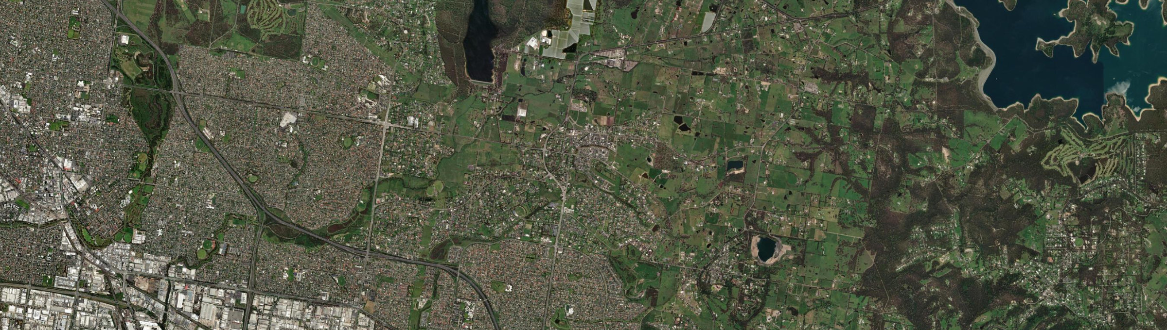 Aerial view of Narre Warren North, VIC