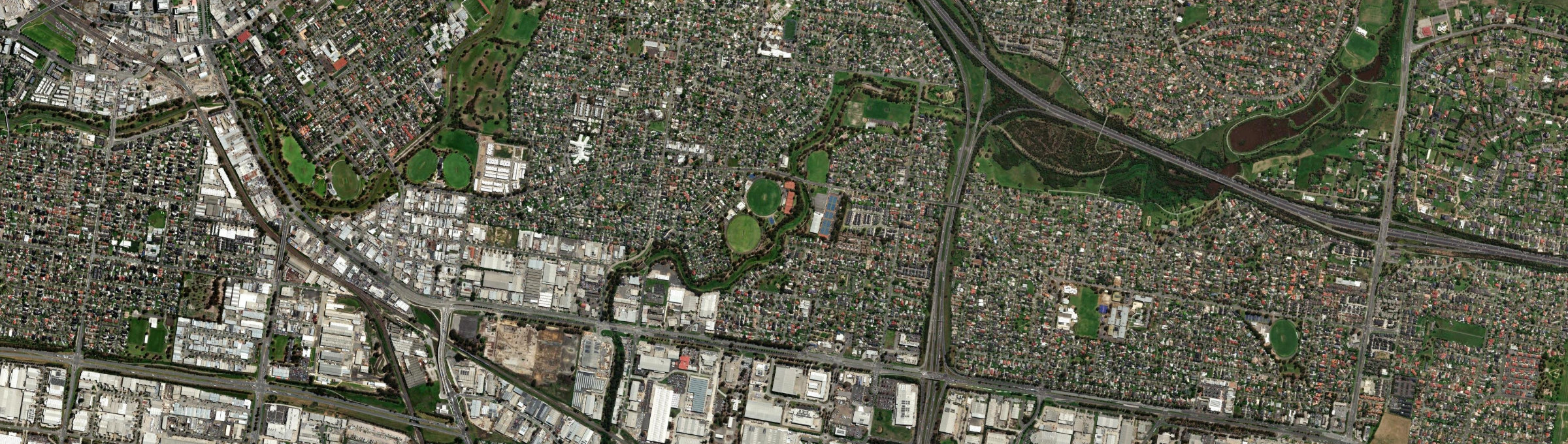 Aerial view of Eumemmerring, VIC