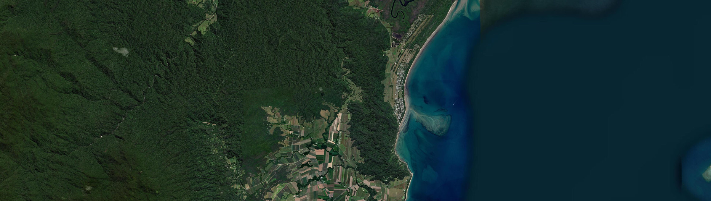 Aerial view of Bamboo, QLD