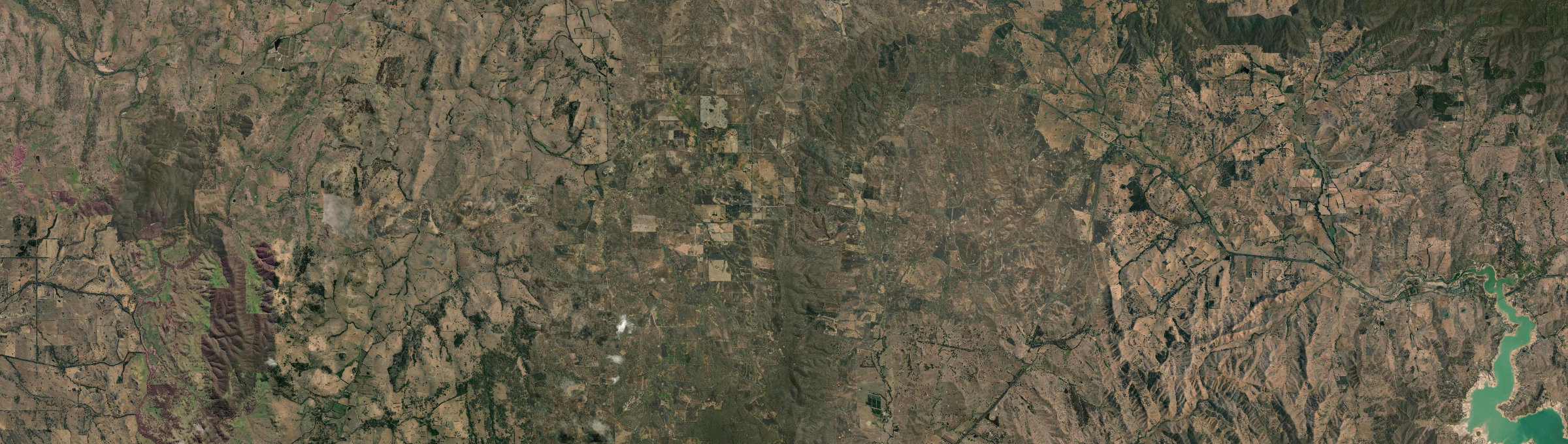 Aerial view of Terip Terip, VIC