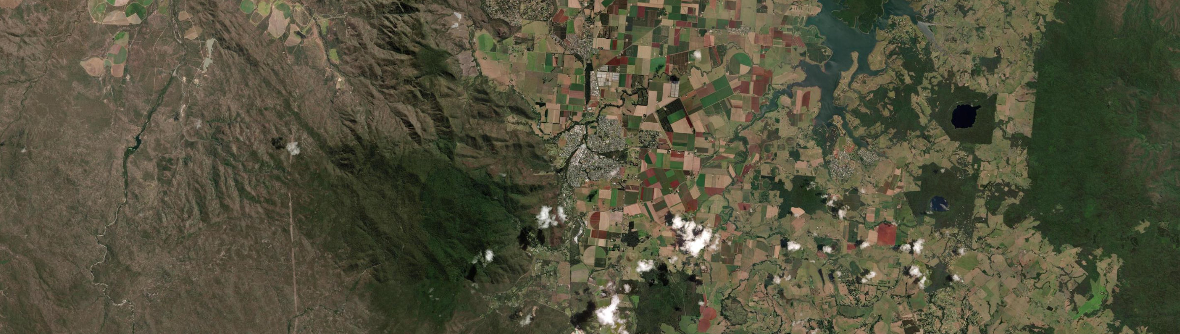 Aerial view of Atherton, QLD