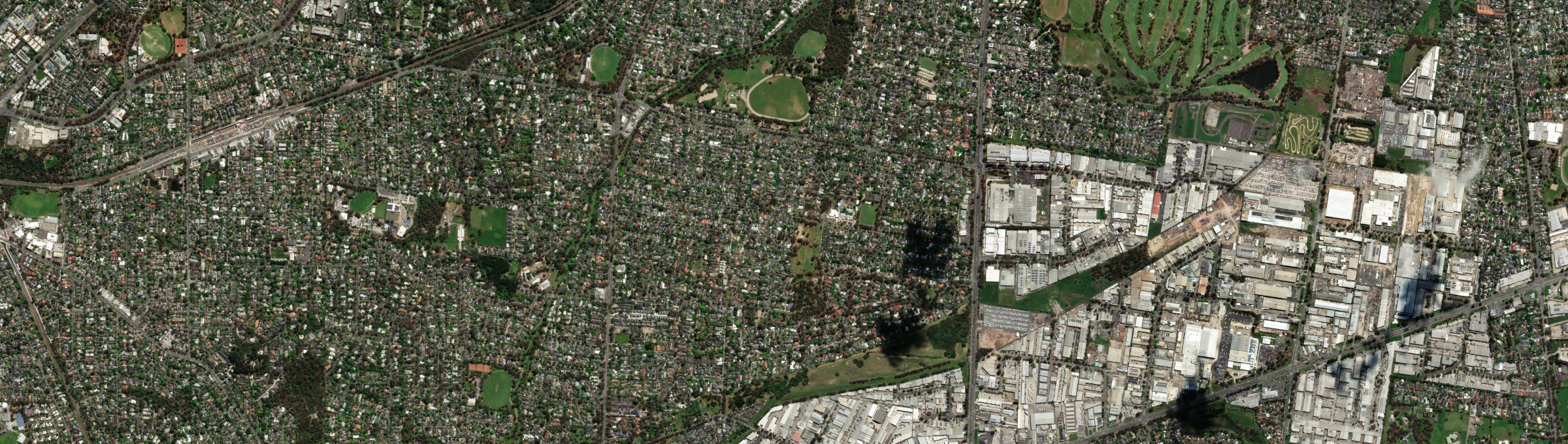 Aerial view of Croydon South, VIC