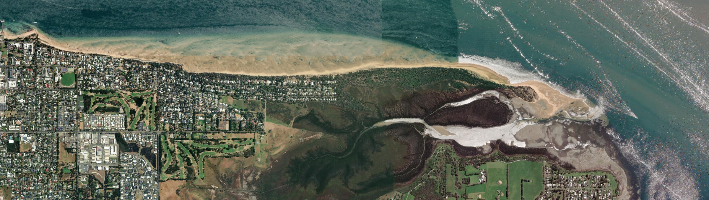 Aerial view of Silverleaves, VIC