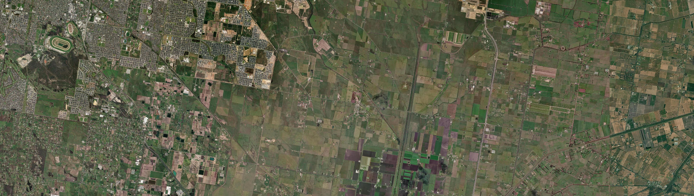 Aerial view of Cardinia, VIC