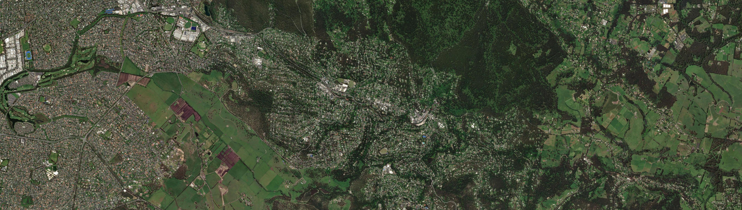 Aerial view of Tecoma, VIC