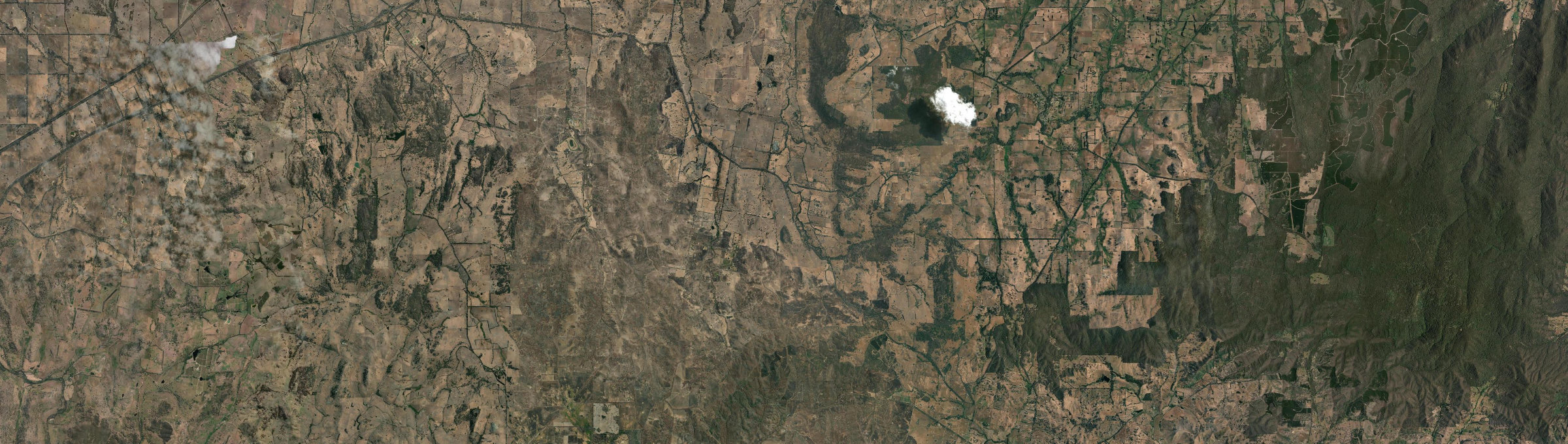 Aerial view of Gooram, VIC