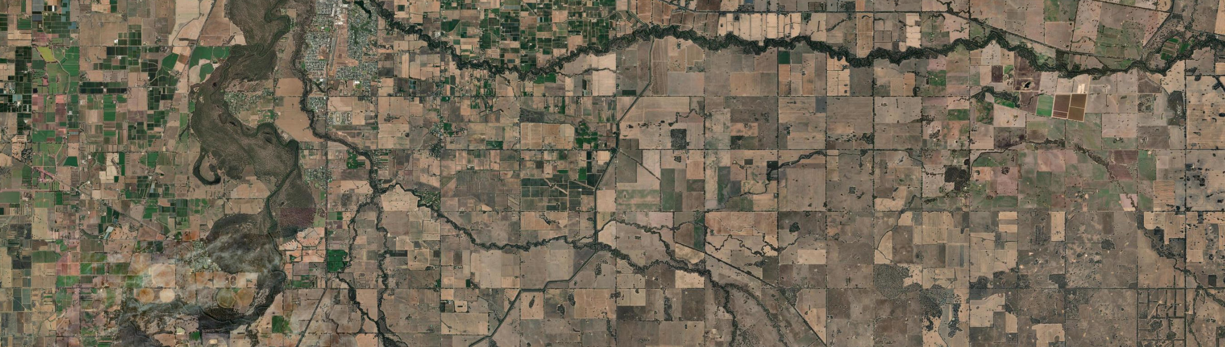 Aerial view of Kialla East, VIC