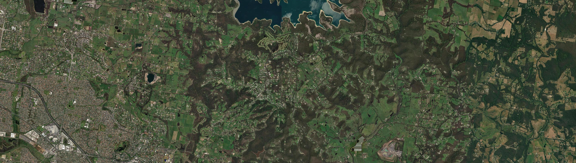 Aerial view of Beaconsfield Upper, VIC