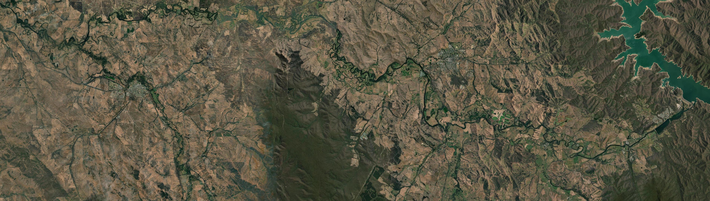 Aerial view of Whanregarwen, VIC
