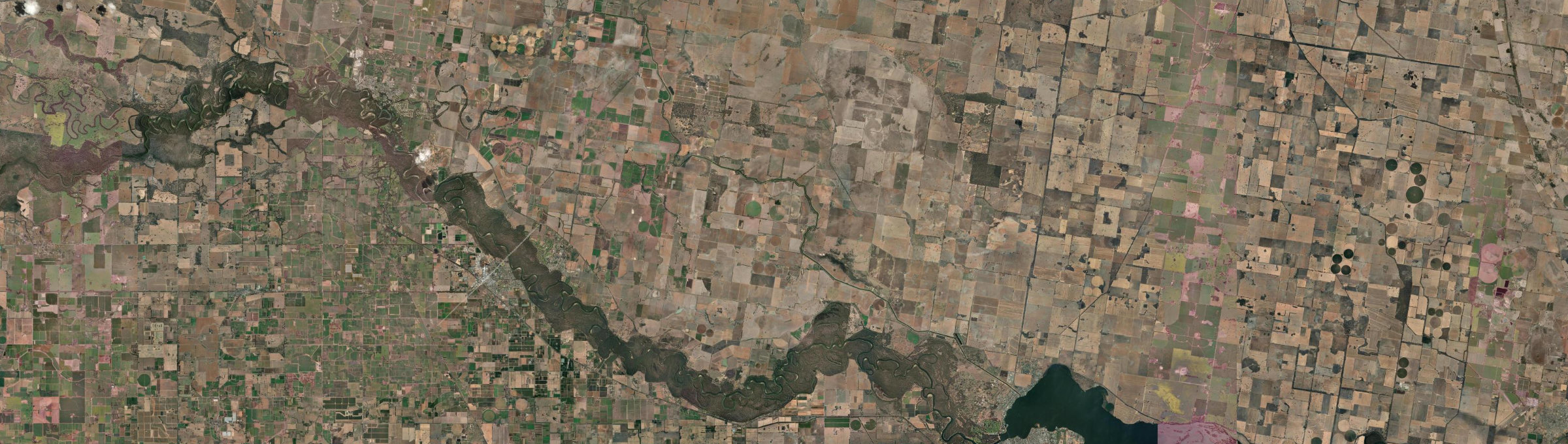 Aerial view of Boomanoomana, NSW
