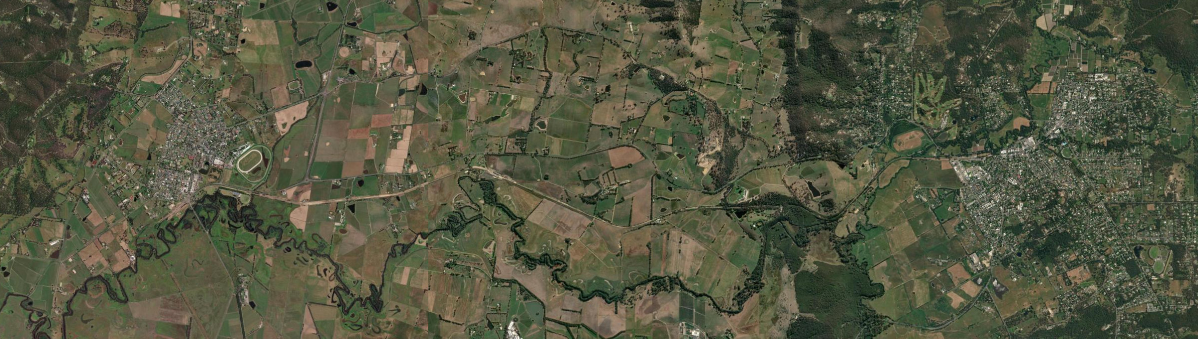 Aerial view of Tarrawarra, VIC