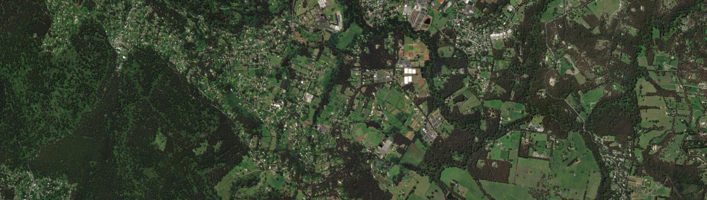 Aerial view of The Patch, VIC
