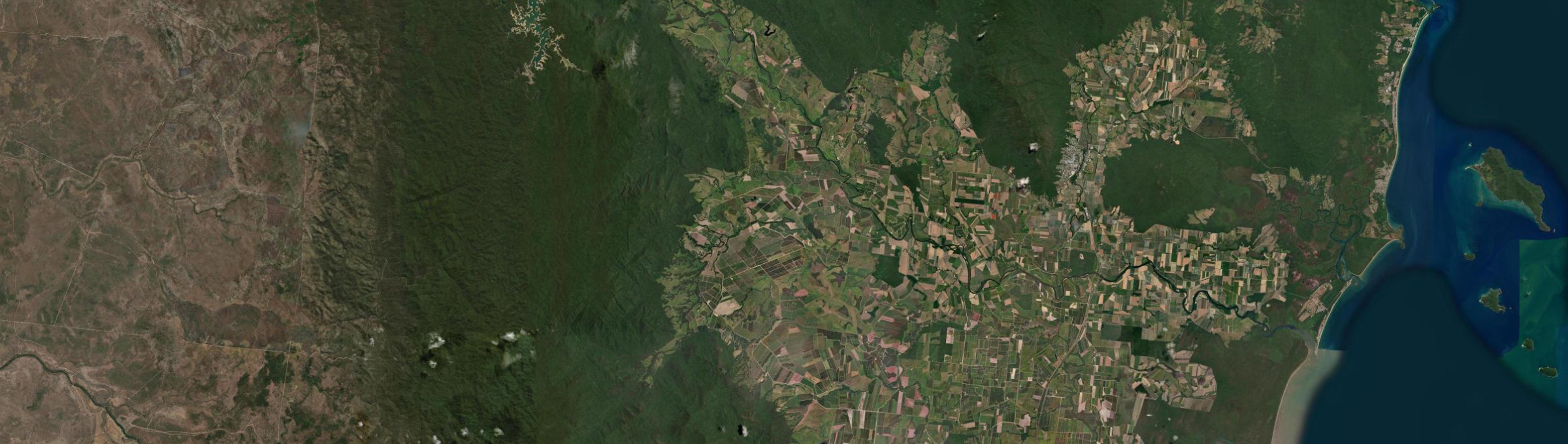 Aerial view of Munro Plains, QLD