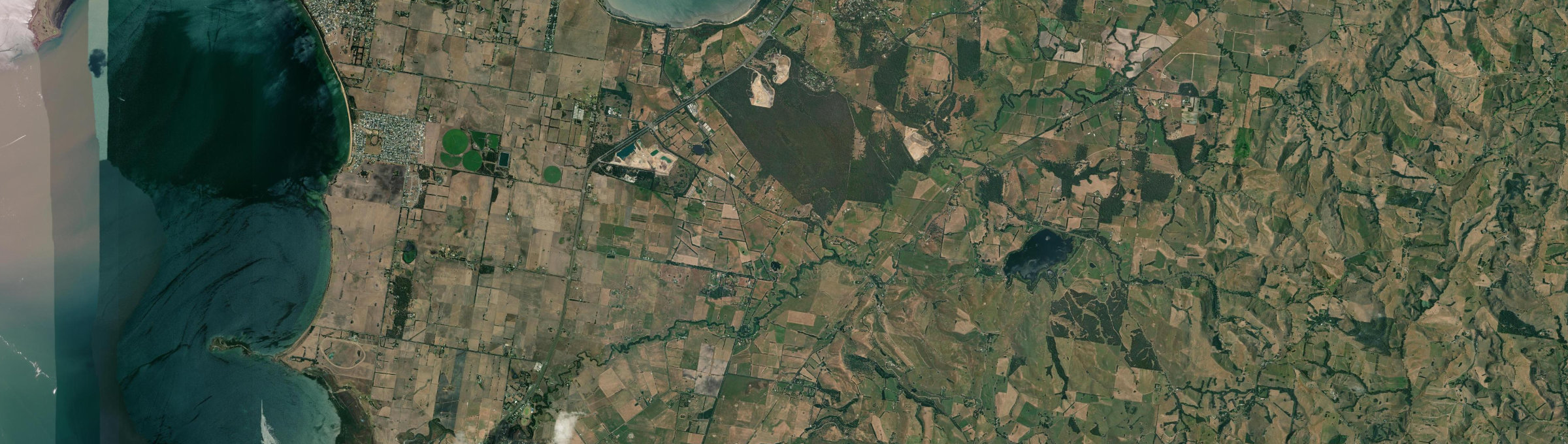 Aerial view of Glen Forbes, VIC