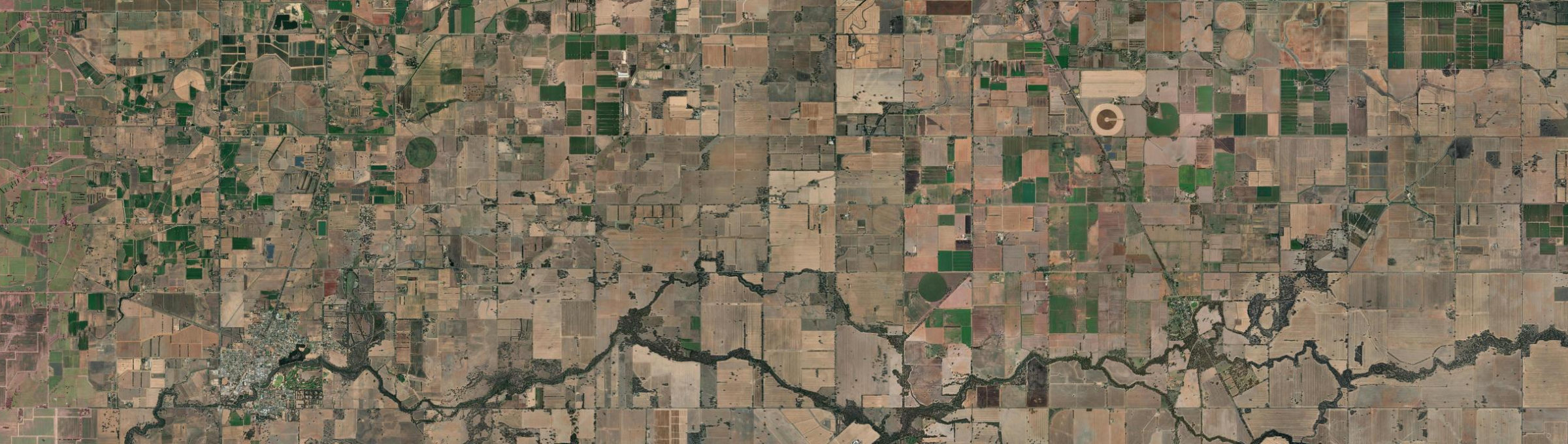 Aerial view of Naring, VIC