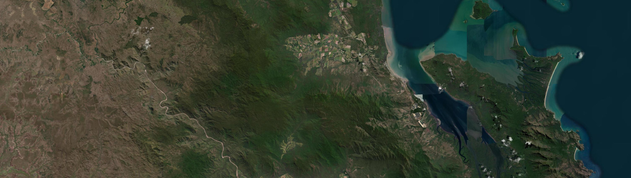 Aerial view of Lumholtz, QLD