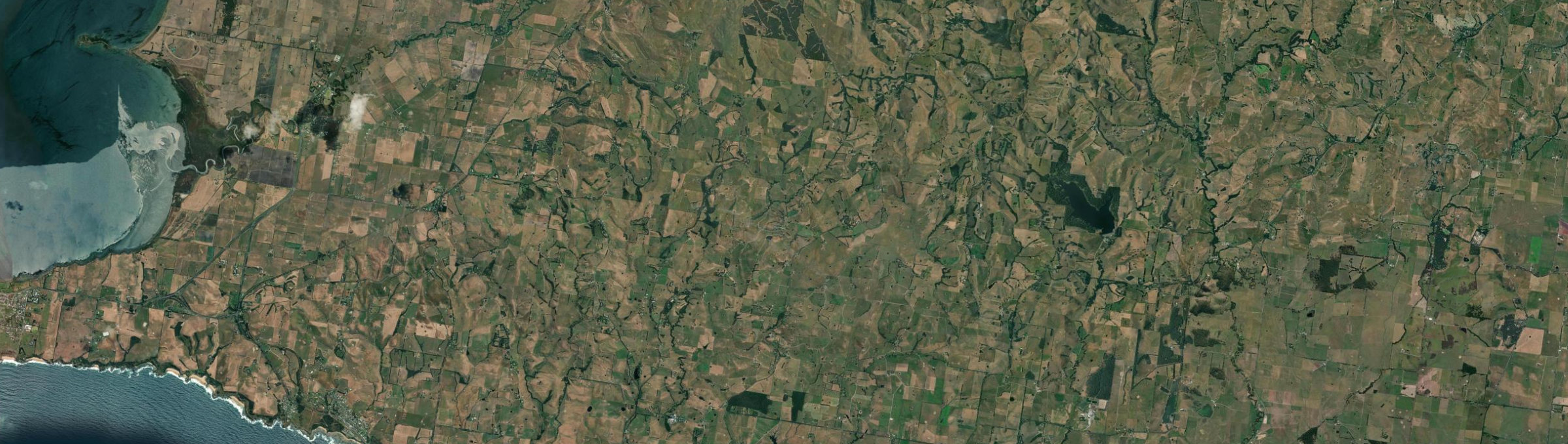 Aerial view of Ryanston, VIC