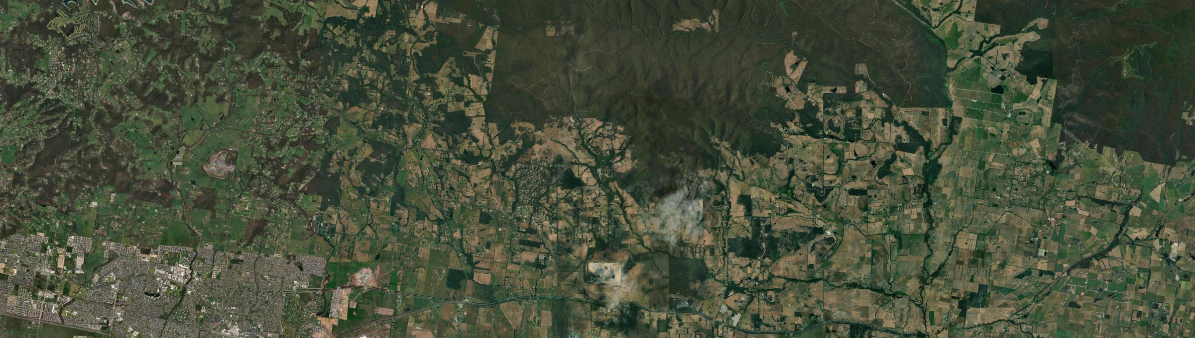 Aerial view of Tynong North, VIC
