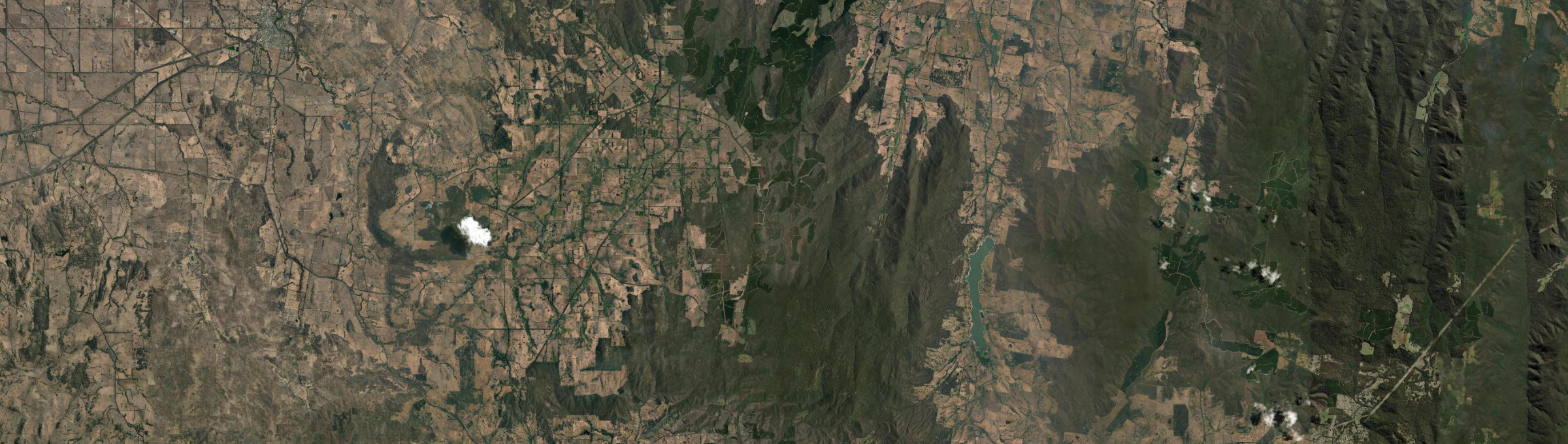 Aerial view of Creek Junction, VIC