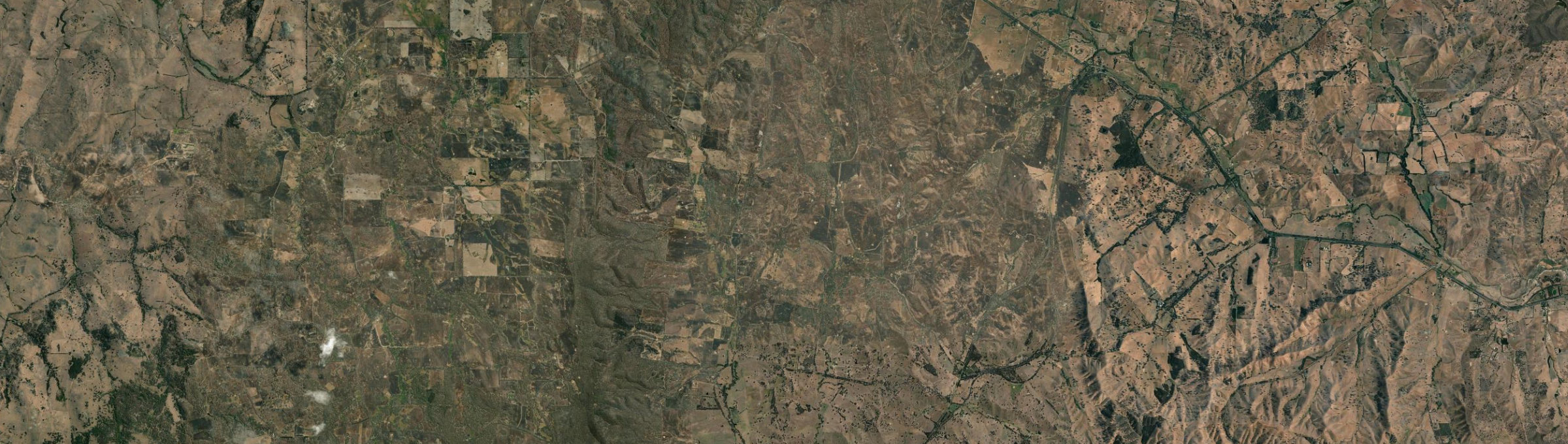 Aerial view of Gobur, VIC