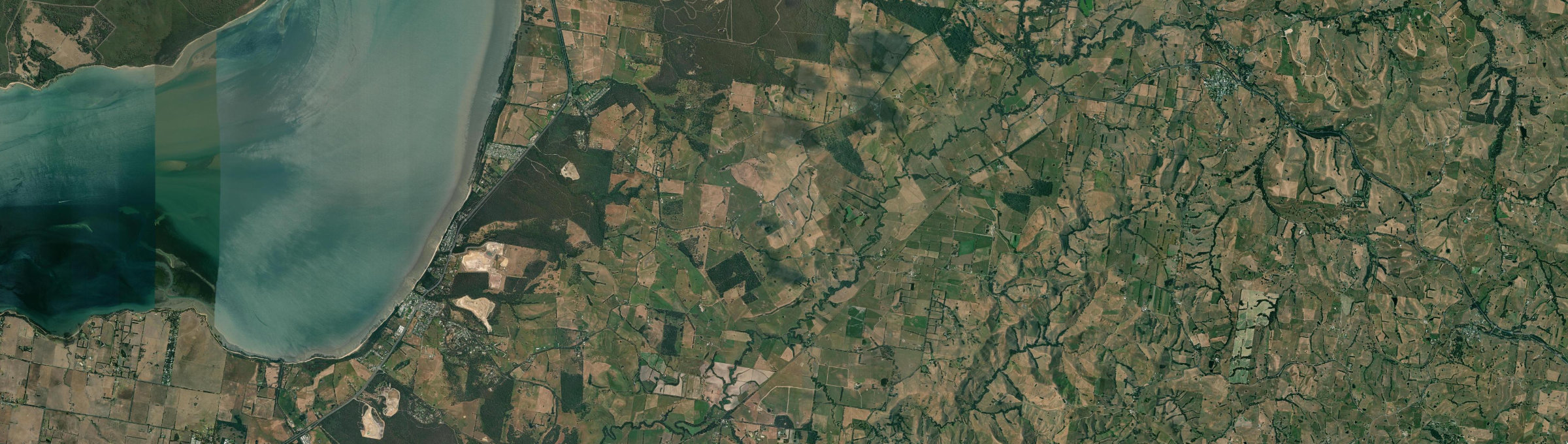 Aerial view of Woodleigh (Vic.), VIC